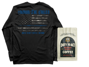 Honor The Fallen Flag Long Sleeve & Medium Roast