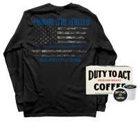 Honor The Fallen Flag Long Sleeve & Medium Roast