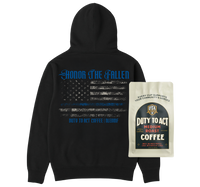 Honor The Fallen Flag Hoodie & Medium Roast