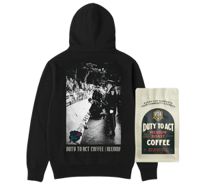 Honor The Fallen Names Hoodie & Medium Roast