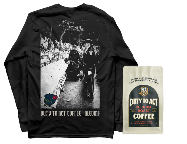 Honor The Fallen Names Long Sleeve & Medium Roast