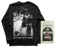 Honor The Fallen Names Long Sleeve & Medium Roast