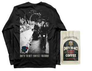 Honor The Fallen Names Long Sleeve & Medium Roast