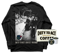 Honor The Fallen Names Long Sleeve & Dark Roast