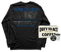 Honor The Fallen Flag Long Sleeve & Dark Roast