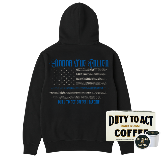 Honor The Fallen Flag Hoodie & Dark Roast