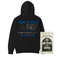 Honor The Fallen Flag Hoodie & Dark Roast
