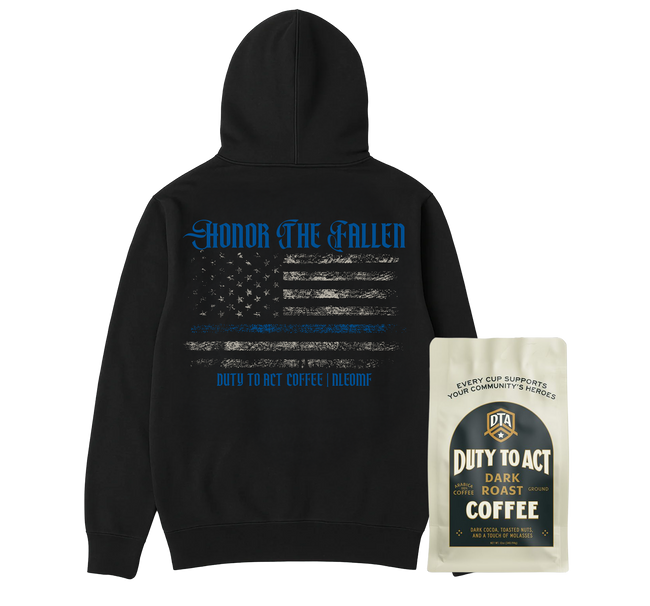 Honor The Fallen Flag Hoodie & Dark Roast