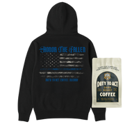 Honor The Fallen Flag Hoodie & Dark Roast