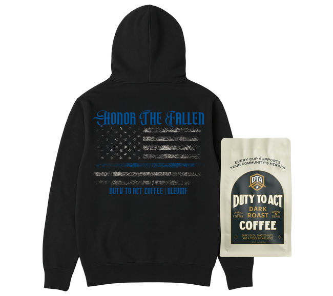 Honor The Fallen Flag Hoodie & Dark Roast