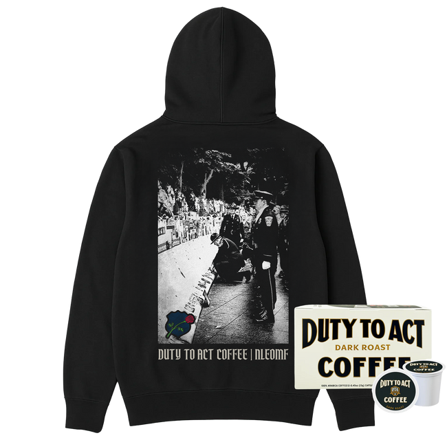 Honor The Fallen Names Hoodie & Dark Roast