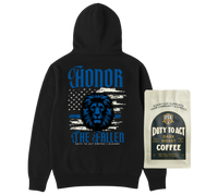Honor The Fallen Lion Hoodie & Dark Roast