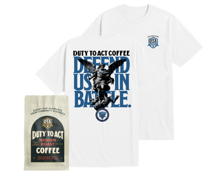 Defend Us In Battle T-Shirt & Medium Roast