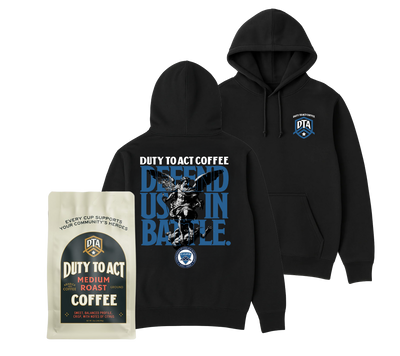 Defend Us In Battle Hoodie & Medium Roast