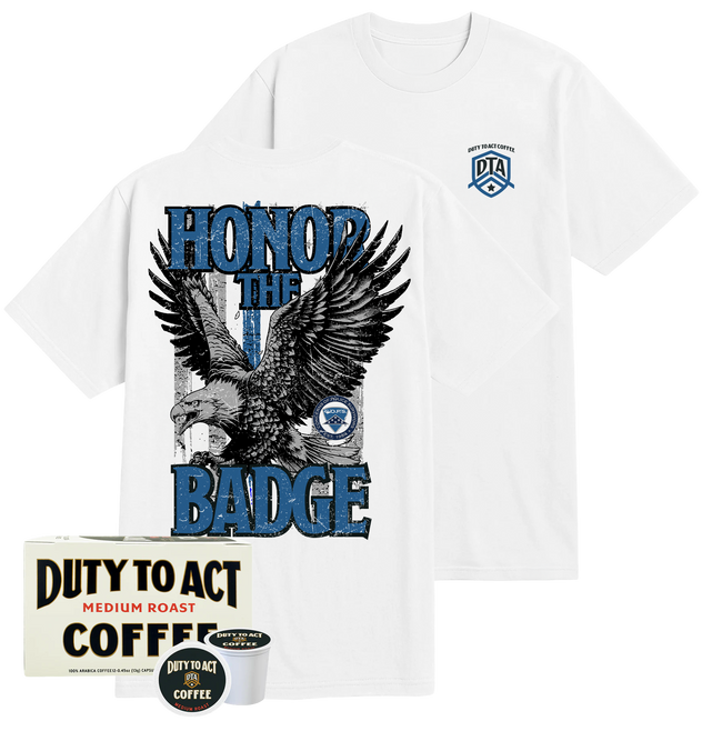 Honor the Badge T-Shirt & Medium Roast