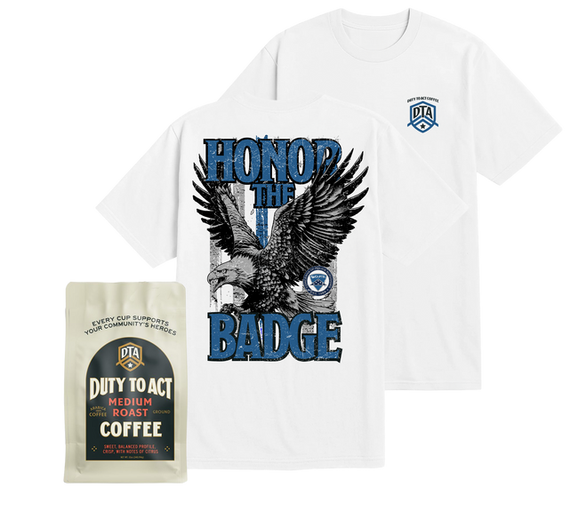 Honor the Badge T-Shirt & Medium Roast