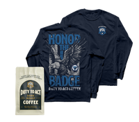 Honor The Badge Long Sleeve & Dark Roast