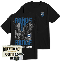 Honor the Badge T-Shirt & Dark Roast
