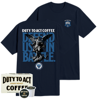 Defend Us In Battle T-Shirt & Dark Roast