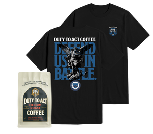 Defend Us In Battle T-Shirt & Medium Roast