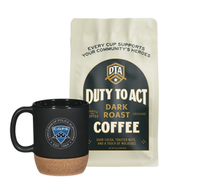 C.O.P.S. Mug & Dark Roast Coffee