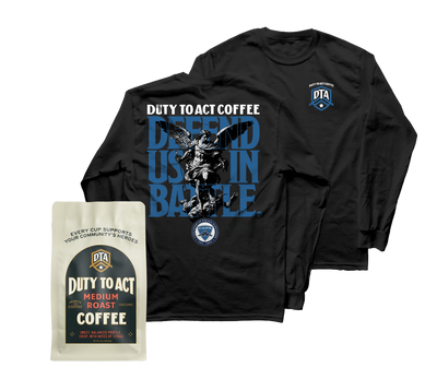 Defend Us In Battle Long Sleeve & Medium Roast
