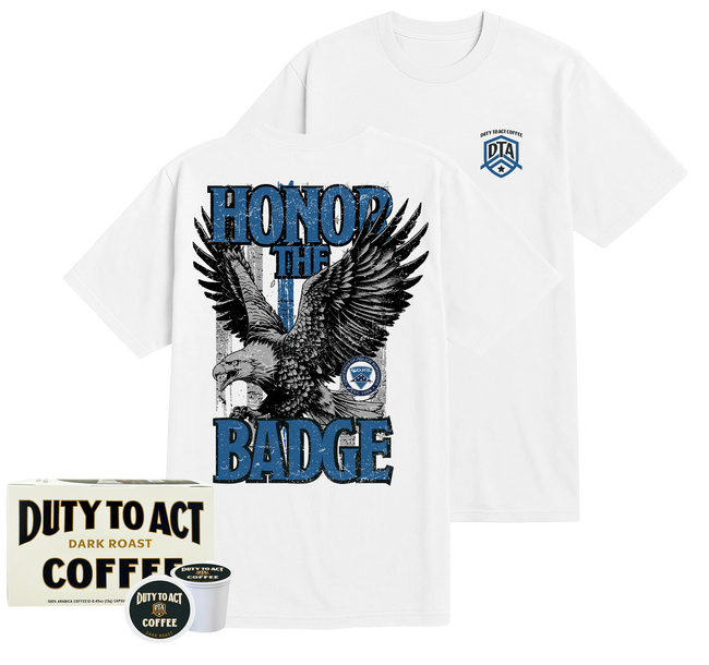 Honor the Badge T-Shirt & Dark Roast