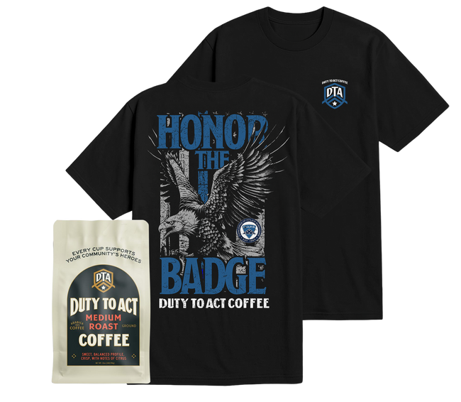 Honor the Badge T-Shirt & Medium Roast