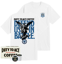 Defend Us In Battle T-Shirt & Medium Roast