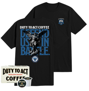 Defend Us In Battle T-Shirt & Medium Roast