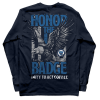 Honor The Badge Long Sleeve & Medium Roast Coffee