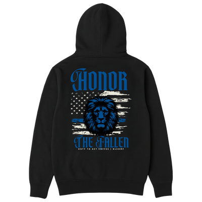 Honor The Fallen Lion Hoodie