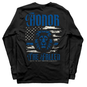 Honor The Fallen Lion Long Sleeve