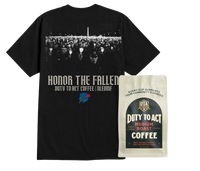 Honor The Fallen Candle Light T-Shirt & Medium Roast