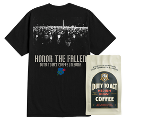 Honor The Fallen Candle Light T-Shirt & Medium Roast