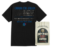 Honor The Fallen Flag T-Shirt & Medium Roast
