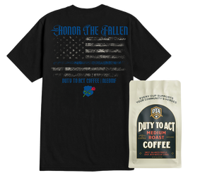 Honor The Fallen Flag T-Shirt & Medium Roast