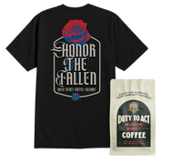 Honor The Fallen Rose T-Shirt & Medium Roast