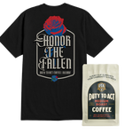 Honor The Fallen Rose T-Shirt & Medium Roast
