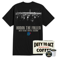 Honor The Fallen Candle Light T-Shirt & Medium Roast