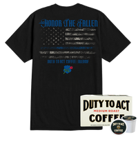 Honor The Fallen Flag T-Shirt & Medium Roast