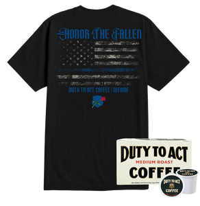Honor The Fallen Flag T-Shirt & Medium Roast