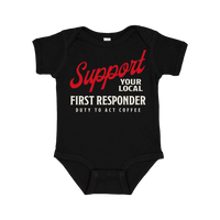 Support Your Local First Responder Baby Onesie