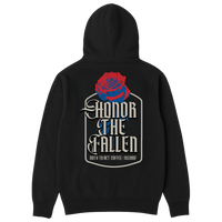 Honor The Fallen Rose Hoodie