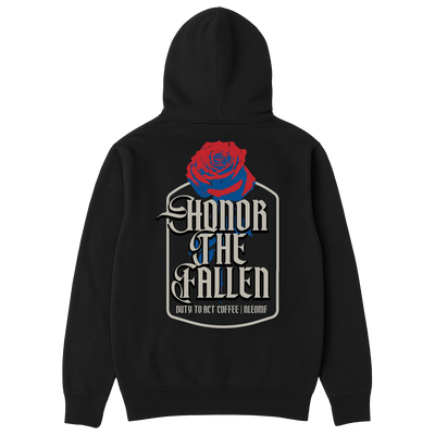 Honor The Fallen Rose Hoodie