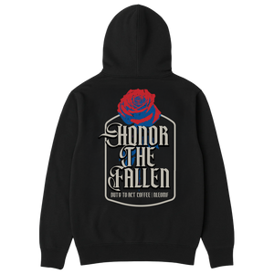 Honor The Fallen Rose Hoodie