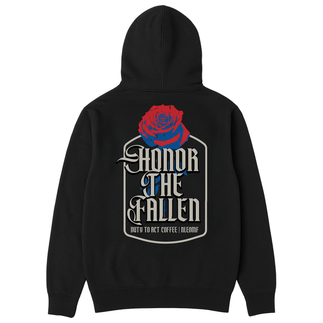 Honor The Fallen Rose Hoodie
