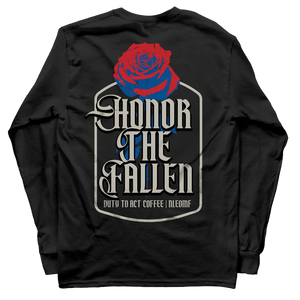 Honor The Fallen Rose Long Sleeve