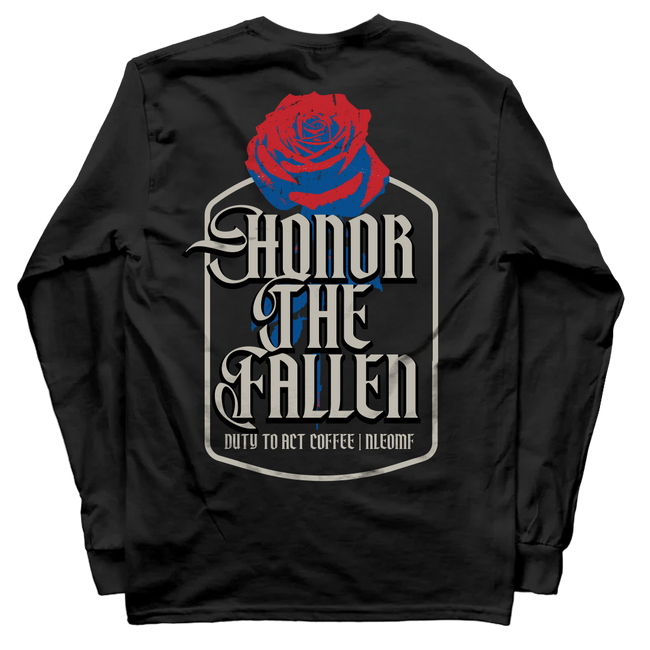 Honor The Fallen Rose Long Sleeve
