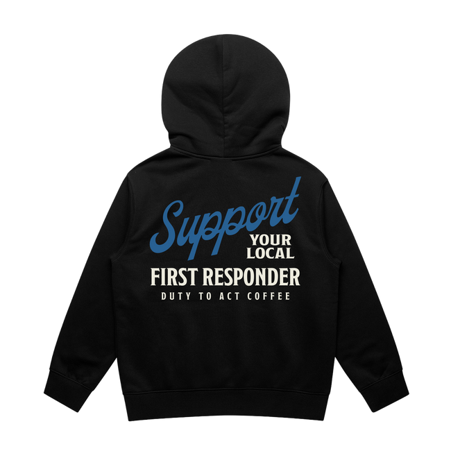 Support Your Local First Responder Kids Hoodie